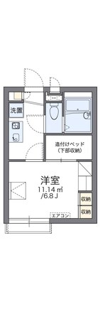 レオパレスドミールIVの物件間取画像